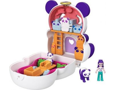 Mattel Polly Pocket pudřenka s překvapením Panda