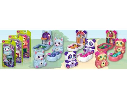 Mattel Polly Pocket pudřenka s překvapením Panda