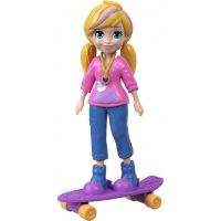 Mattel Polly Pocket sportovní panenka Skate Rockin Polly 2