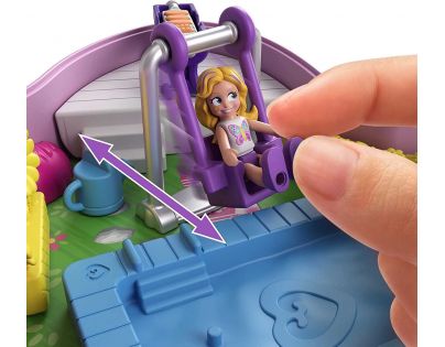 Mattel Polly Pocket svět do kapsy Backyard Butterfly Compact 21