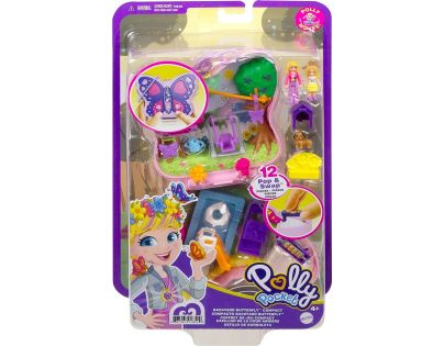Mattel Polly Pocket svět do kapsy Backyard Butterfly Compact 21