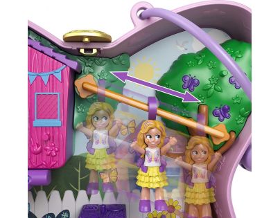 Mattel Polly Pocket svět do kapsy Backyard Butterfly Compact 21