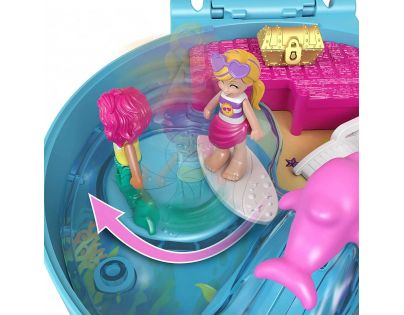 Mattel Polly Pocket svět do kapsy Doplhin Beach Compact