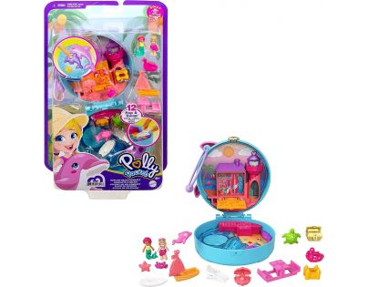 Mattel Polly Pocket svět do kapsy Doplhin Beach Compact