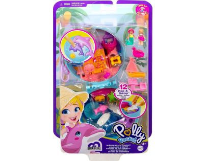 Mattel Polly Pocket svět do kapsy Doplhin Beach Compact