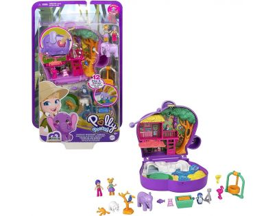 Mattel Polly Pocket svět do kapsy Elephant Adventure Compact 22