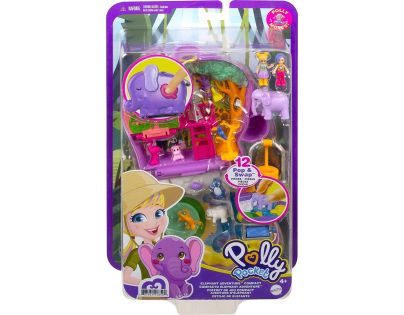 Mattel Polly Pocket svět do kapsy Elephant Adventure Compact 22