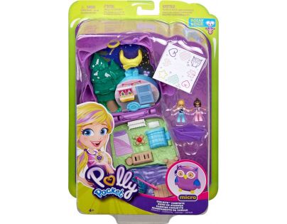 Mattel Polly Pocket svět do kapsy Owlnite Campsite 47