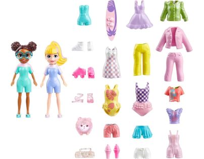 Mattel Polly Pocket velká sada oblečků a doplňků 1