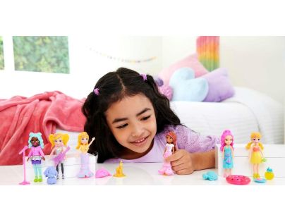 Mattel Polly Pocket velká sada oblečků a doplňků bazén