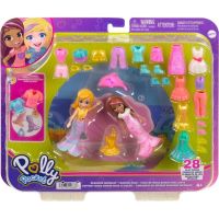 Mattel Polly Pocket velká sada oblečků a doplňků mořská panna 2
