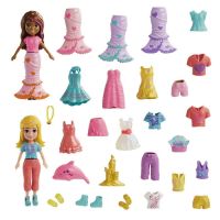 Mattel Polly Pocket velká sada oblečků a doplňků mořská panna