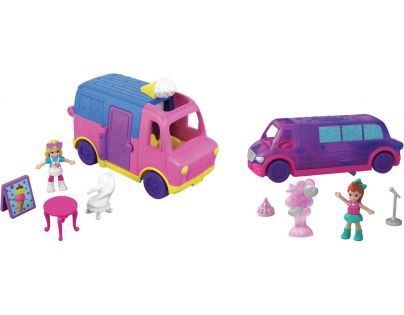 Mattel Polly pocket vozidlo zmrzlinový vůz