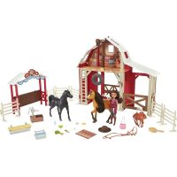 Mattel Spirit Vychytaná stáj herní set - Poškozený obal