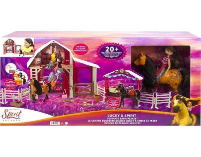 Mattel Spirit Vychytaná stáj herní set - Poškozený obal