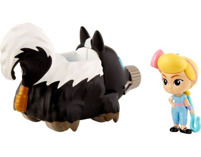 Mattel Toy story 4 minifigurka s vozidlem Bo Peep a Skunkmobile
