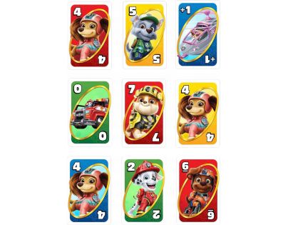 Mattel Uno junior Tlapková patrola