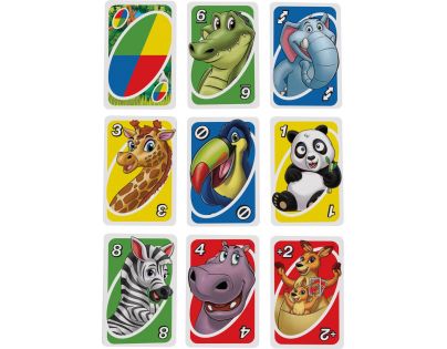 Mattel Uno Junior zvířátka