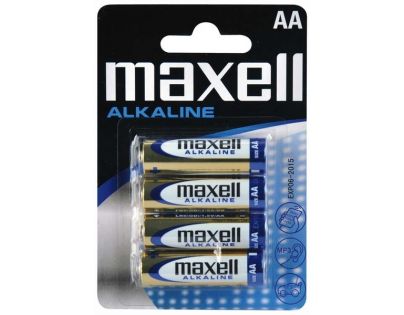Maxell Alkalická baterie AA LR6 4ks
