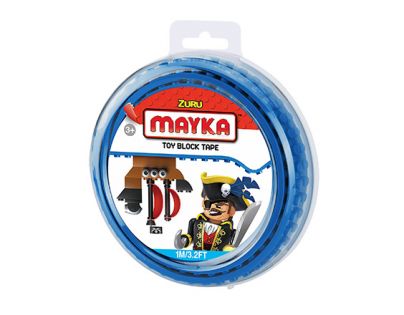 Mayka stavebnicová páska 1m tmavě modrá