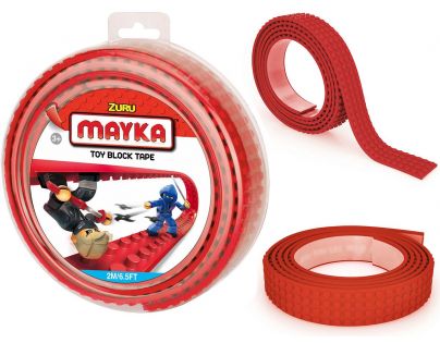 Mayka stavebnicová páska velká 2 m červená