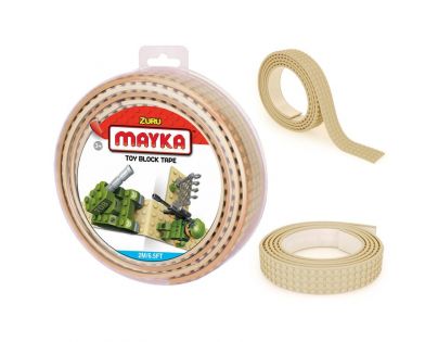 Mayka stavebnicová páska velká 2 m světle hnědá