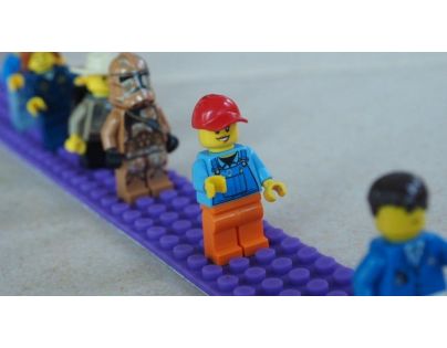 Mayka stavebnicová páska velká 2 m světle hnědá