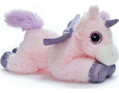 EP Line Mazlíci plyšové zvířátko Jednorožec s mašlí 17 cm