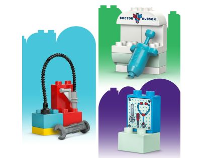 LEGO® DUPLO® Disney 10456 McQueen a návštěva v garáži doktora Hudsona
