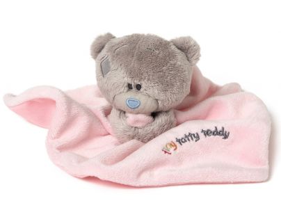 Me to you - Tiny Tatty Teddy - Růžová dečka s medvídkem
