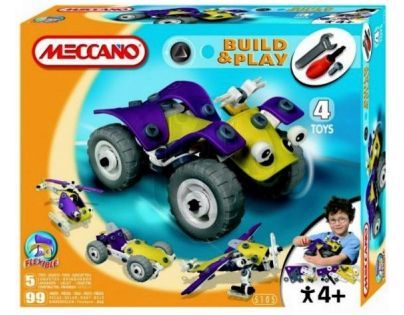 MECCANO Build & Play 5105 - Čtyřkolka