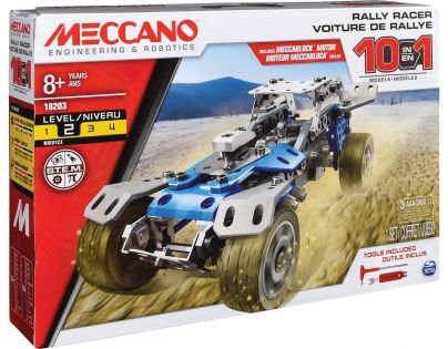 Meccano Rally auto 10 modelů s elektrickým motorem