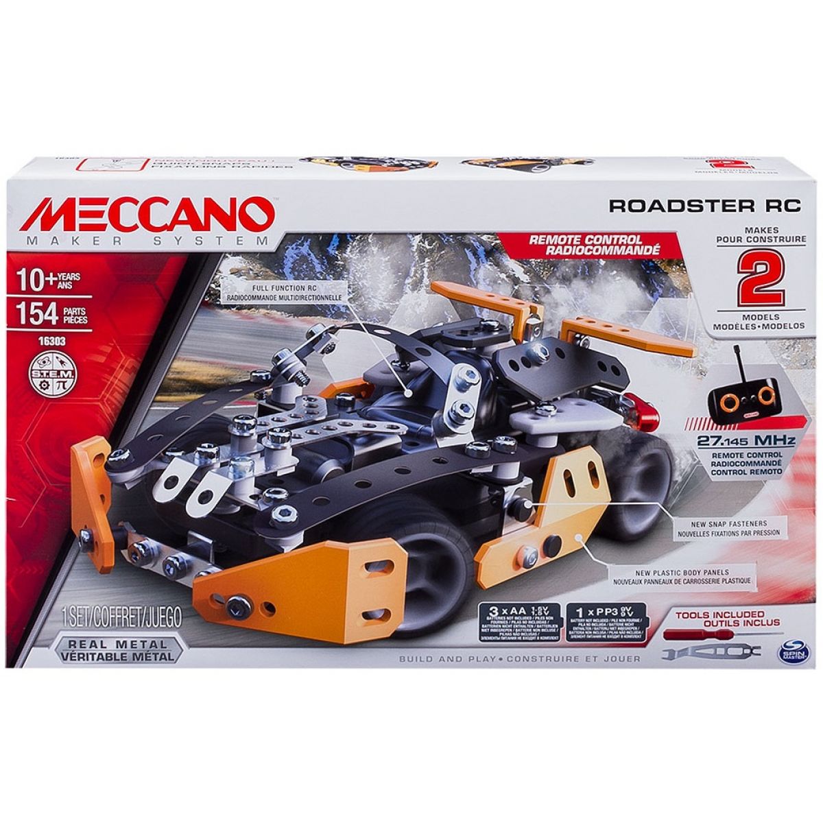 Meccano RC Stavebnice Roadster 2v1
