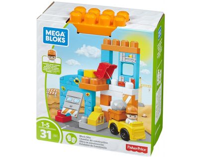 Mega Bloks herní set pojď si hrát Pracovní stanoviště
