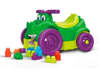 Mega Bloks Stavebnice Sběrač kostek krokodýl 25 dílků
