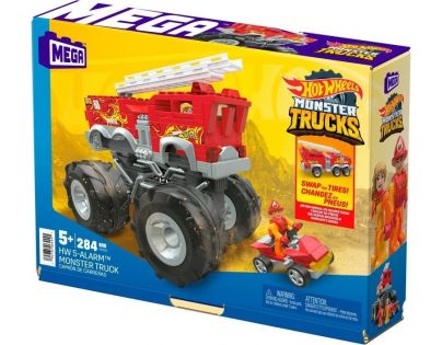 Mega Construx Hot Wheels Monster Truck 5 alarm 284 dílků
