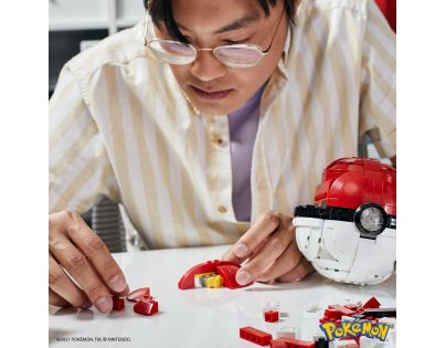 Mega Construx Pokémon svítící Jumbo Poké Ball