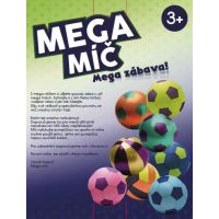 Mac Toys Mega míč textilní lesklý fialovozelený 4