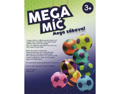 Mac Toys Mega míč textilní modrý