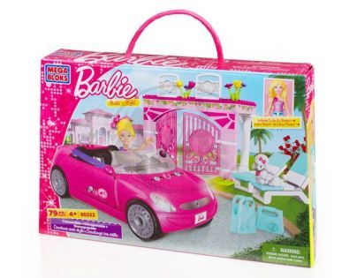 MEGABLOKS Micro 80223U - Barbie na cestách ve svém autě