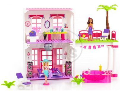 MEGABLOKS Micro 80226U - Barbie ve svém plážovém domě