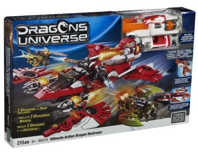 MEGABLOKS 95214 - Dračí edice - Ultimate Action Dragon Destroyer
