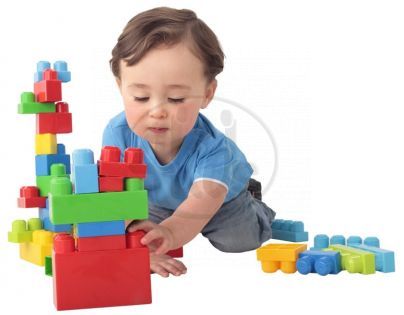 MEGABLOKS 8465 - 24 Mega Bloks kostek v plastovém pytli