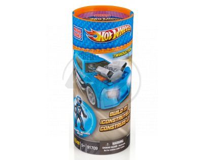 Megabloks Micro Hot Wheels Auto s řidičem - Twinduction 91709