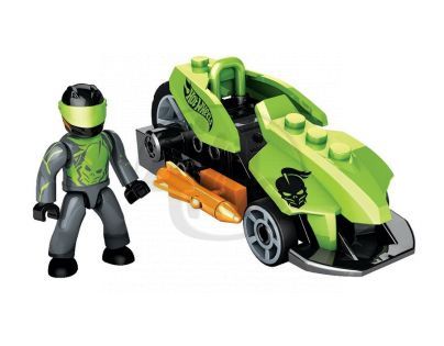 Megabloks Micro Hot Wheels Závodní auto s natahovacím lankem - 91702
