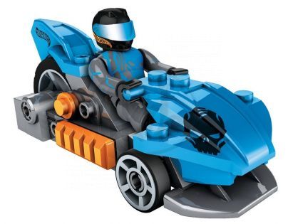 Megabloks Micro Hot Wheels Závodní auto s natahovacím lankem - 91703