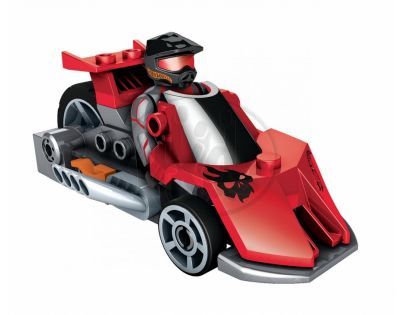 Megabloks Micro Hot Wheels Závodní auto s natahovacím lankem - 91704