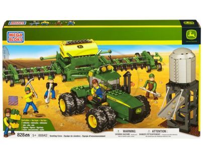 Megabloks Micro John Deere Velký agroset - secí stroj - Poškozený obal