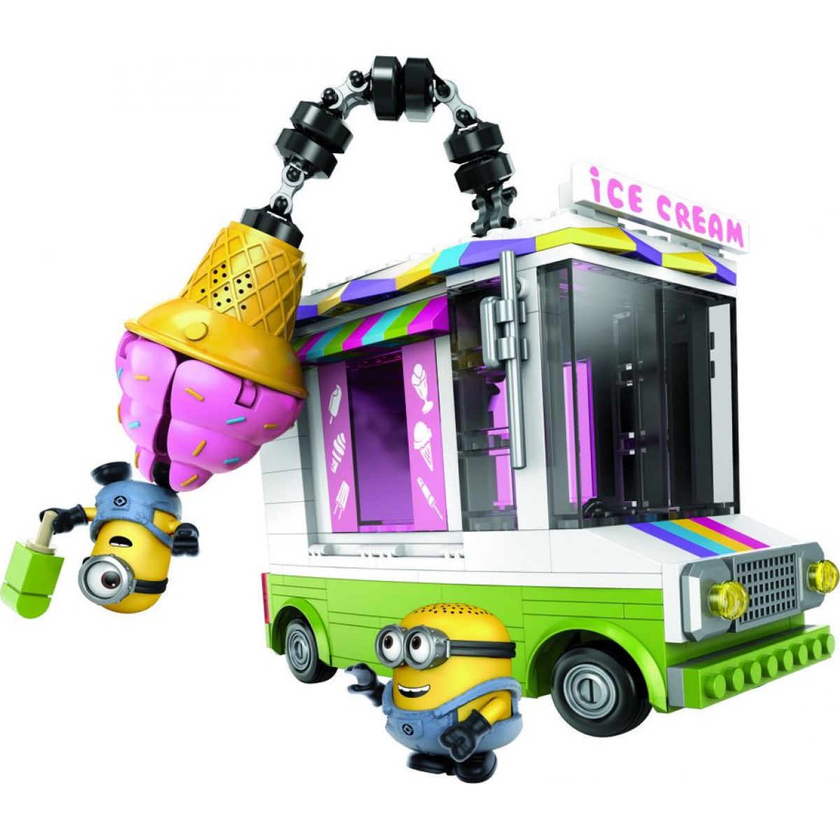 MegaBloks Mimoňové zmrzlinářský vůz