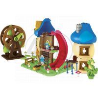 MEGABLOKS 10713 - Šmoulové - Stavebnice "Na oslavě" 3